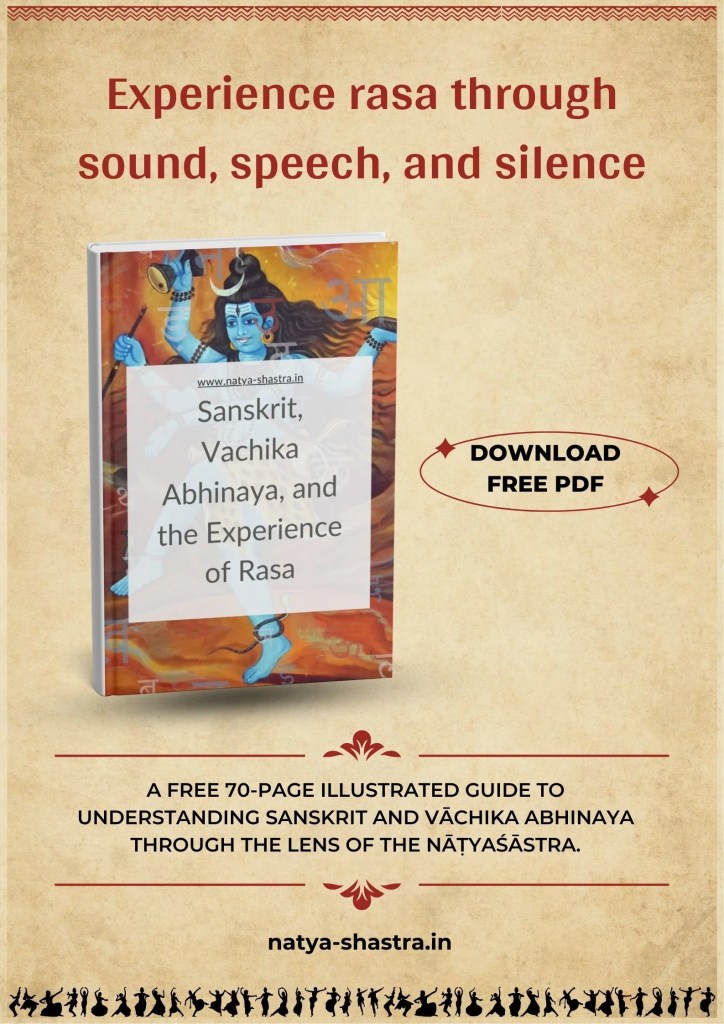 Experience rasa through sound, speech, and silence